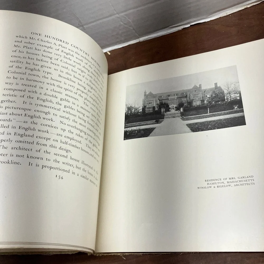 One Hundred Country Houses Aymar Embury II 1909 First Ed Architecture Design